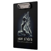 ヨガ霊気インストラクター一本足キングピジョンポーズ クリップボード (左)