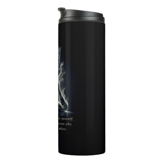 ヨガ霊気インストラクター一本足キングピジョンポーズ タンブラー (回転右)