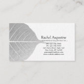 ヨガ霊気インストラクター一本足キングピジョンポーズ ロイヤリティカード (裏面)