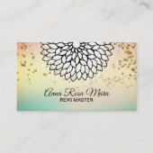 *~*ヨガ霊気エナジーヒーラーマンダラロータスマッサージ 名刺 (正面)