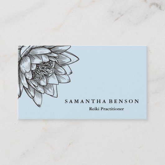 ヨガ霊気エネルギーヒーラーライトフィルドロータス 名刺 (正面)