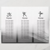 ヨガ霊気一本足キングピジョンポーズウォーター色 (裏面)