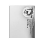 ヨガ霊気一本足キングピジョンポーズウォーター色 ノートパッド (回転)