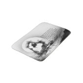 ヨガ霊気一本足キングピジョンポーズウォーター色 バスマット (アングル)