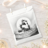 ヨガ霊気一本足キングピジョンポーズウォーター色 フェイバーバッグ (クリップ留めされた状態)