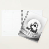 ヨガ霊気一本足キングピジョンポーズウォーター色 プランナー手帳 (ディスプレー)