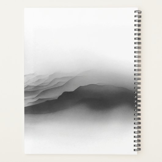 ヨガ霊気一本足キングピジョンポーズウォーター色 プランナー手帳 (裏面)