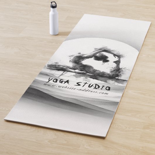 ヨガ霊気一本足キングピジョンポーズウォーター色 ヨガマット (インサイチュ)