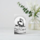 ヨガ霊気一本足キングピジョンポーズウォーター色 予約カード (スタンド正面)