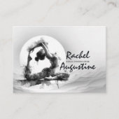 ヨガ霊気一本足キングピジョンポーズウォーター色 予約カード (正面)