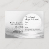 ヨガ霊気一本足キングピジョンポーズウォーター色 予約カード (裏面)