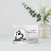 ヨガ霊気一本足キングピジョンポーズウォーター色 予約カード (スタンド正面)