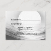 ヨガ霊気一本足キングピジョンポーズウォーター色 紹介カード (裏面)