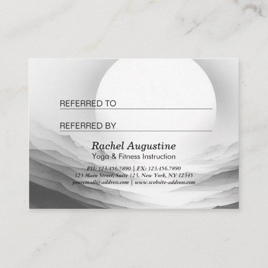 ヨガ霊気一本足キングピジョンポーズウォーター色 紹介カード (裏面)