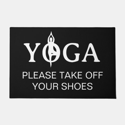 ヨガ靴のフロアードアマットを外して ドアマット (正面)