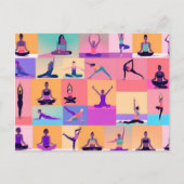 ヨガ01 ポストカード (正面)
