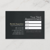 ヨガ10クラスパスロイヤリティアポイントメントボディリーフ ロイヤリティカード (裏面)