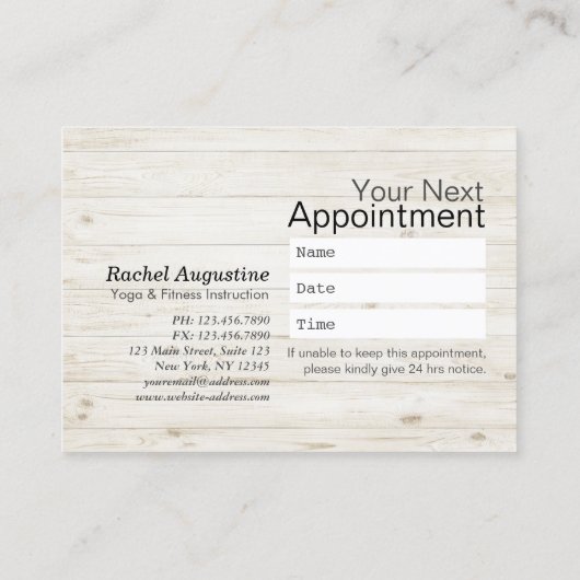 ヨガ10クラスパスロイヤリティアポイントメントボディリーフ ロイヤリティカード (裏面)