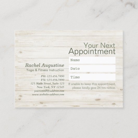 ヨガ10クラスパスロイヤリティアポイントメントボディリーフ ロイヤリティカード (裏面)