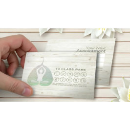 ヨガ10クラスパスロイヤリティアポイントメントボディリーフ ロイヤリティカード