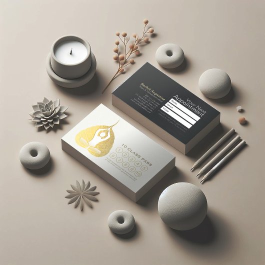 ヨガ10クラスパスロイヤリティアポイントメントボディリーフ ロイヤリティカード