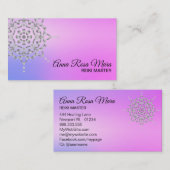 *~*ヨガ·エナジー·ヒーラー·マッサージ·霊気 名刺 (正面/裏面)