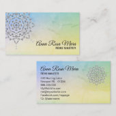 *~*ヨガ·エナジー·ヒーラー·霊気瞑想マッサージ 名刺 (正面/裏面)