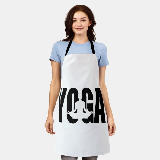 ヨガ。 エプロン (着用した状態)