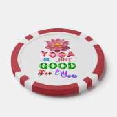 ヨガ ゲームはあなたにとって良い ポーカーチップ (シングル)