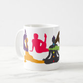 ヨガ コーヒーまたはティー マグ (正面左)