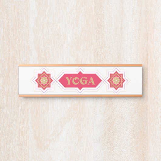 ヨガ サインプレート (正面)