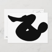 ヨガ – サルト ポストカード (正面/裏面)