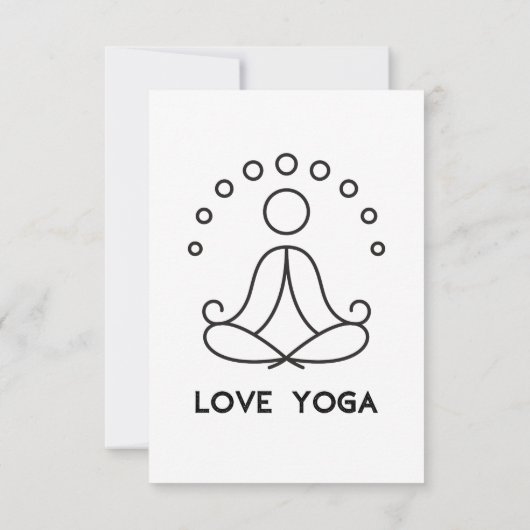 ヨガ サンキューカード (裏面)