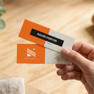 ヨガ - シンプル エレガント スタイリッシュ スキニー名刺