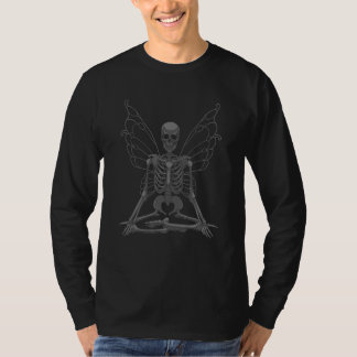 ヨガ スケルトン 蝶 フェアリー グランジ フェアリーコア エス Tシャツ