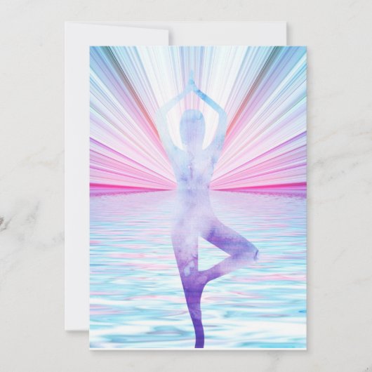 ヨガ ゼン ツリー オブ ライフ 瞑想 招待状 (正面)