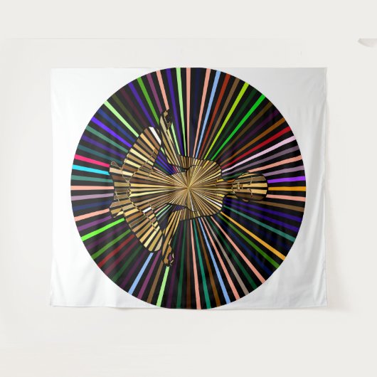 ヨガ タペストリー (正面(横))