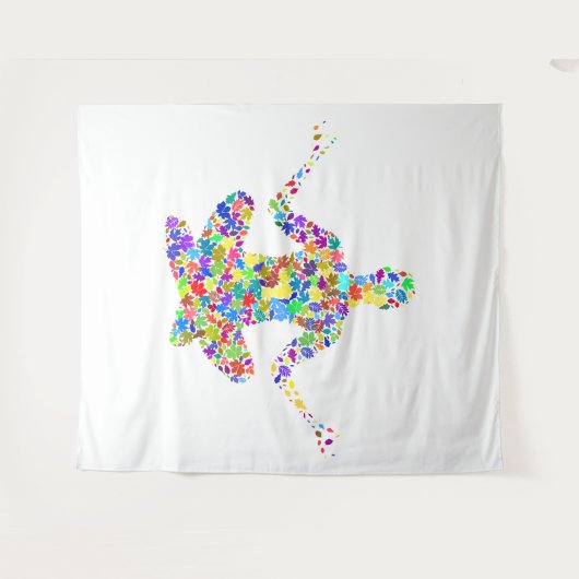 ヨガ タペストリー (正面(横))