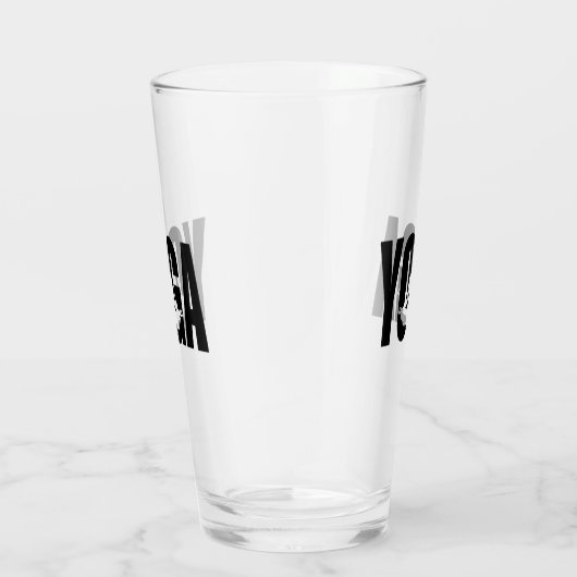 ヨガ。 タンブラーグラス (右)