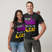 ヨガ・ナマステ・メヘンディ・キャット・猫好き・猫友達 Tシャツ (ユニセックス)