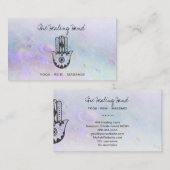 *~*ヨガ ハンサの手のファティマ・クレーターズ・オブ・ムーン 名刺 (正面/裏面)