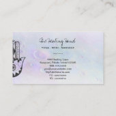 *~*ヨガ ハンサの手のファティマ・クレーターズ・オブ・ムーン 名刺 (裏面)