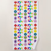 ヨガ ビーチタオル (正面)