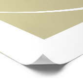 ヨガ&ピンクロータスフラワーホワイトルームスピリチュアルポスター ポスター (角)