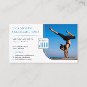 ヨガ |プロフェッショナル先生 名刺 (正面)