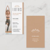 ヨガ |プロフェッショナル先生 名刺 (正面/裏面)