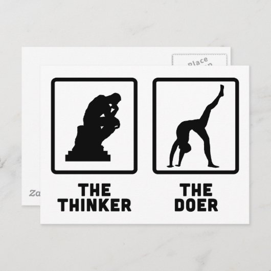 ヨガ ポストカード (正面/裏面)