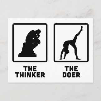 ヨガ ポストカード