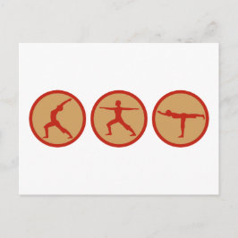 ヨガ ポストカード