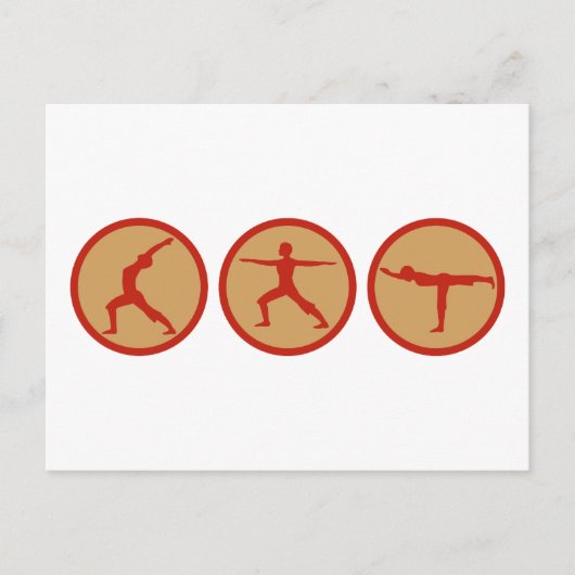 ヨガ ポストカード (正面)